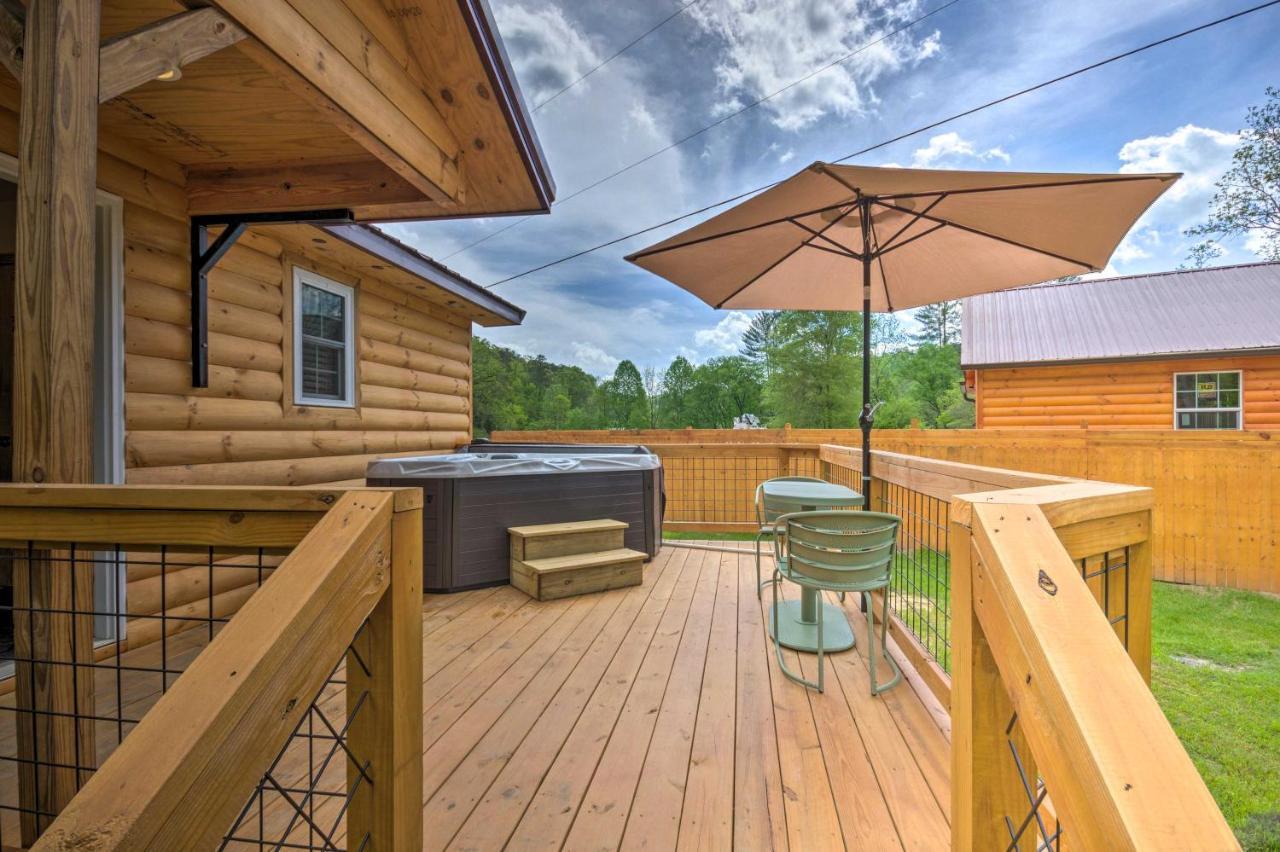 Cozy Cabin On Tuckasegee River - Near บรายซันซิตี ภายนอก รูปภาพ